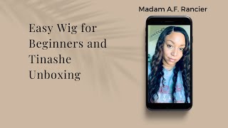 Easy Wig Simple to Wear and Go! Protective Style