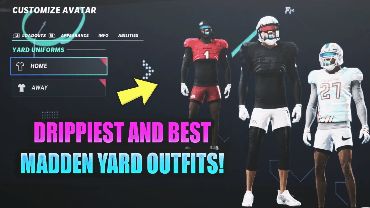 MADDEN 21 DRIPPIEST AND CHEEPEST OUTFITS FOR THE YARD! MADDEN BEST DRIP