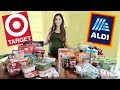 Aldi Vs. Target $50 Grocery Haul  | WHICH IS BETTER?