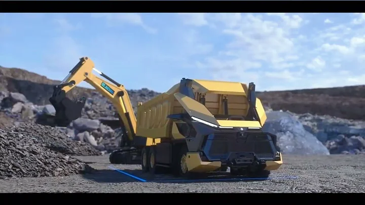 รถบรรทุกงานเหมืองไฟฟ้า XCMG XDR80TE-AT แบบไร้คนขับ นวัตกรรมใหม่ เพื่ออนาคต