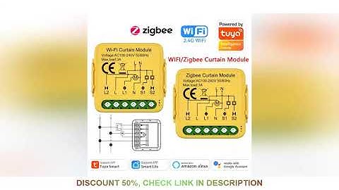 Tuya WiFi Zigbee3.0 Smart Curtain Switch Module Roller Shutter Motor Controller Switch Smart Life AP
