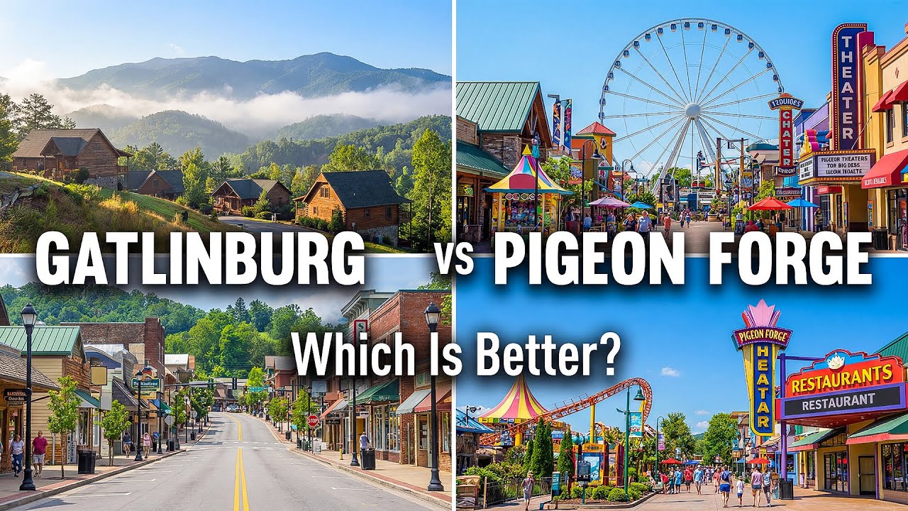 Гатлинбург или Пиджен-Фордж: какой город лучше подходит для вашего стиля отдыха?