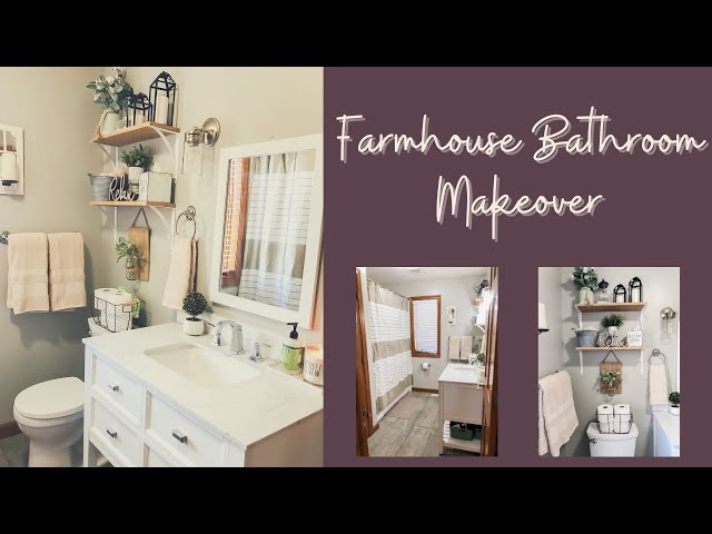 Chic Farmhouse Bathroom Decorating Ideas You'll Love! 3 sddefault