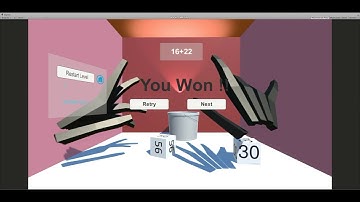 Dump The Answer Game (Made with Unity 5.3 And Leap Motion)