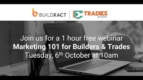 Webinar: Marketing 101 for Builders & Trades