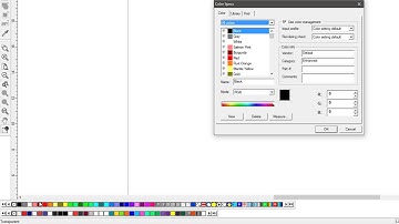 Adding new swatch tables in Flexisign