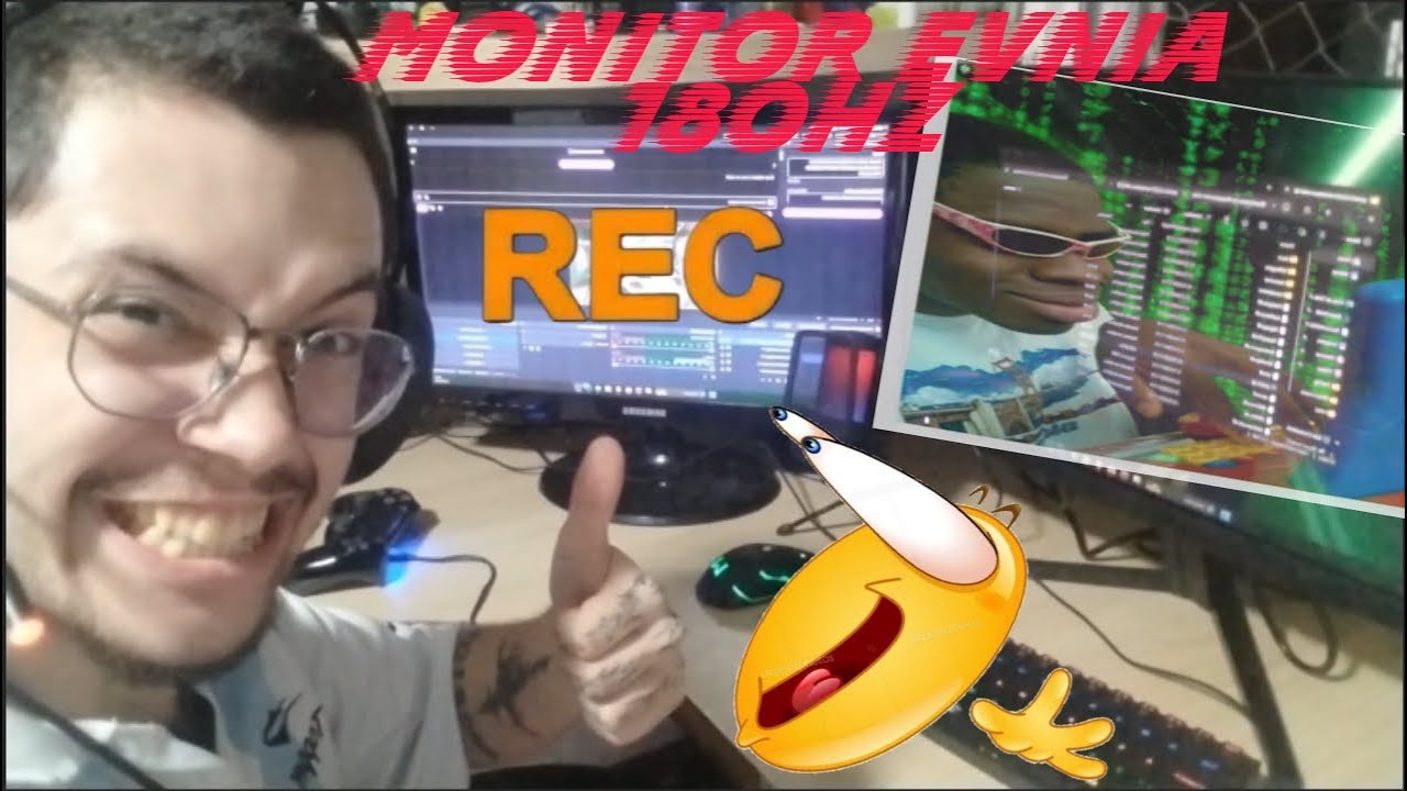 COMPREI UM MONITOR E VEIO UMA TELA! - PHILIPS EVNIA 180HZ (Unboxing + Review)