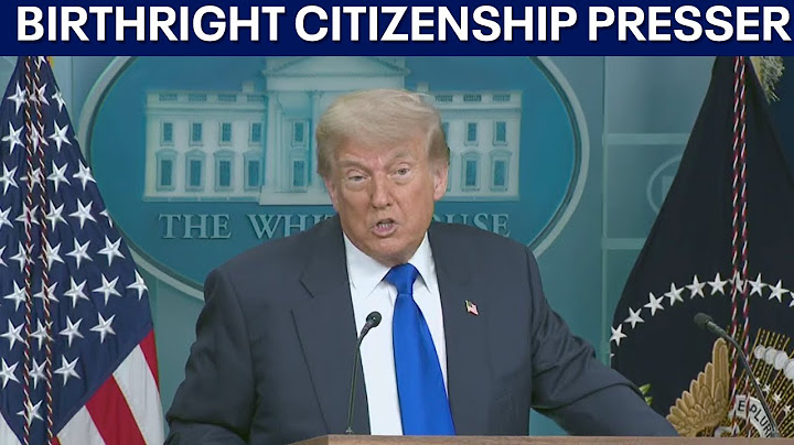 FULL Press Conference: President Trump speaks after Supreme Court Birthright Citizenship ruling