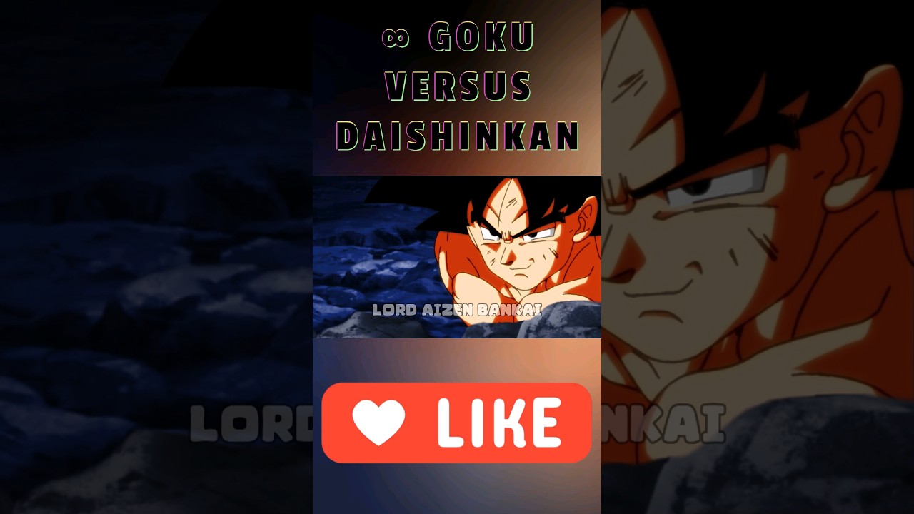 Goku ssj infinito vs daishinkan #goku #gokussjinfinito #otaku #nerd #a