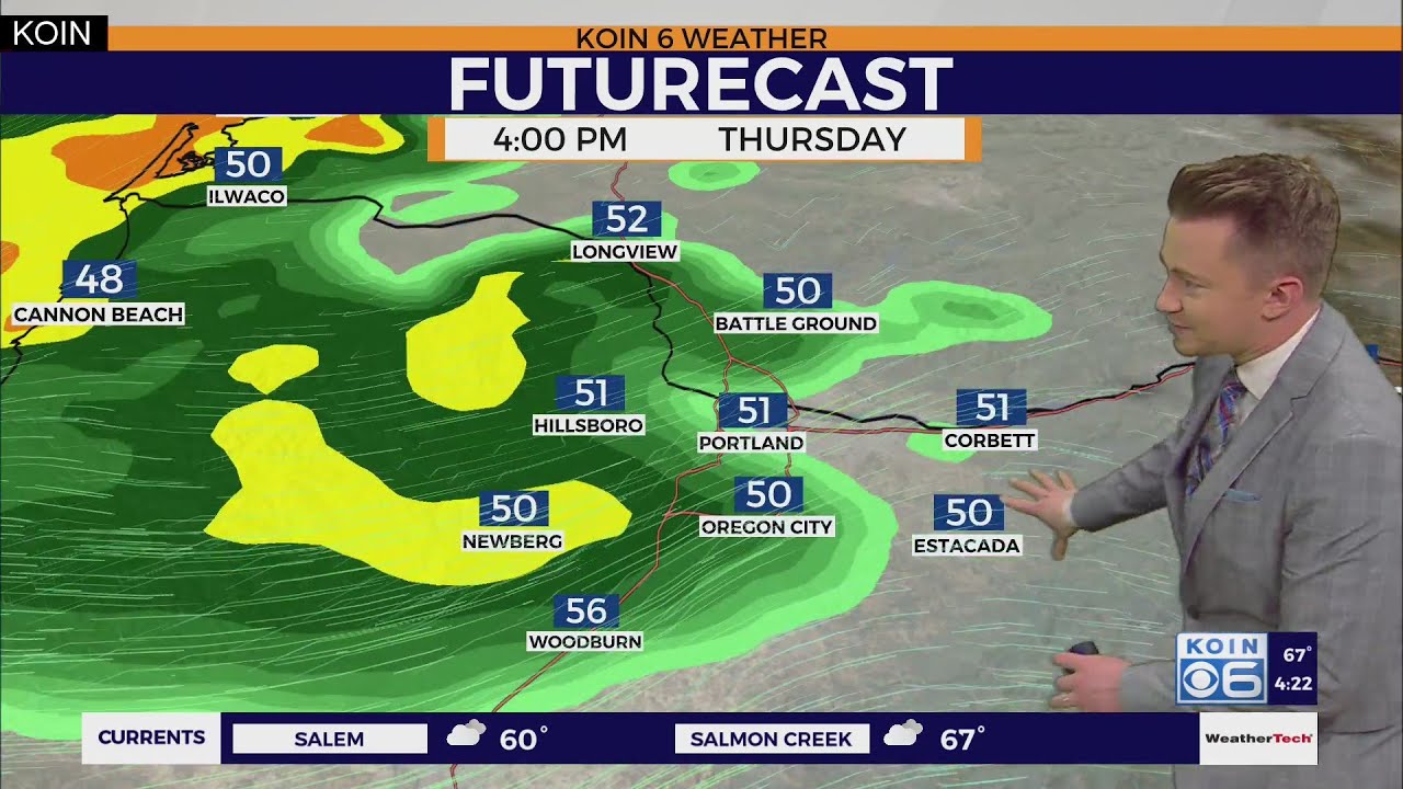 Portland's evening weather forecast May 2, 2023 - YouTube