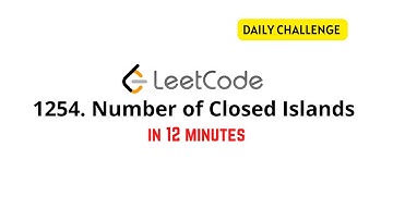 LeetCode 1254 - Number of Closed Islands - Python Solution