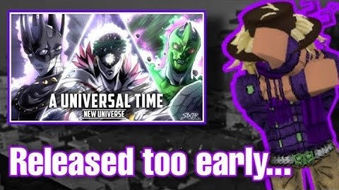 My First Thoughts on A Universal Time:New Universe