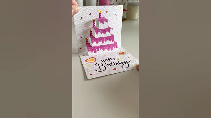 Birthday Card🎂 #birthdaycard #shorts #diy #craft #birthdaygift #card