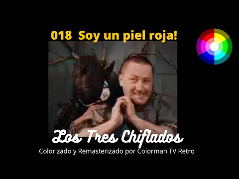 018 Los Tres Chiflados, Soy un piel roja! - A Color 1936 (Audio Latino) REMASTERIZADO