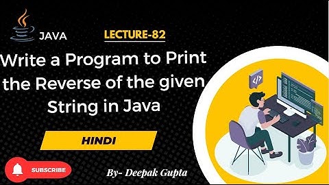 Core Java part82.Java Program to Reverse a String 🔥 | Step by Step Tutorial