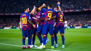 BAR 4-0 SEV | BUT MAGNIFIQUE DE SUAREZ ET DEMBELE, MESSI METS UN COUP FRANC !