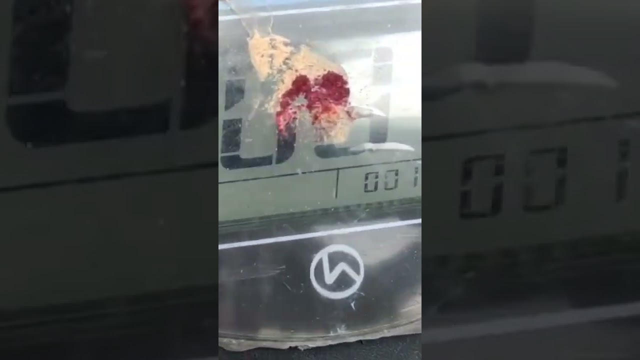 Hero Flash red scooter close look