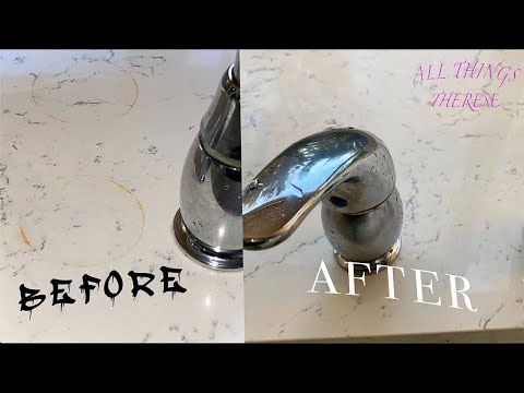 HOW TO GET THE RUST OFF YOUR QUARTZ COUNTERTOPS IN SECONDS