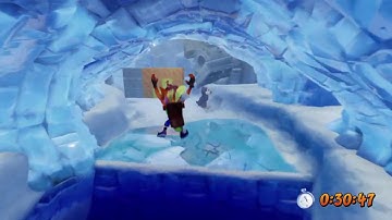 Crash Bandicoot 2 Snow Go Platinum Relic Run (N.Sane Trilogy)