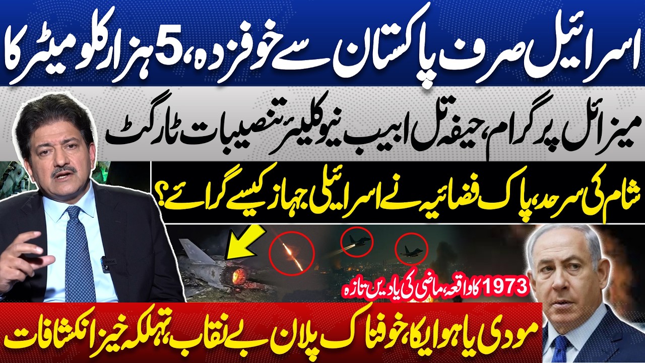 Iran Israel US WAR! Israel Afraid of from Pakistan Nuclear Program | Hamid Mir Revelations | Podcast