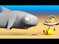 Paperotti in duck diver  the silly funny duck  animated short