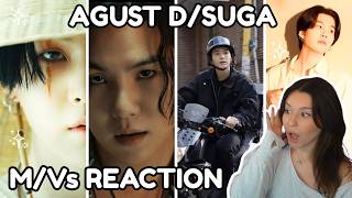 FIRST TIME REACTION TO AGUST D'S MVs | DAECHWITA, HAEGEUM, AMYGDALA, PEOPLE PT. 2 & MORE!