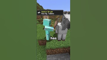 Minecraft Buffed The Brush! | Useful Brush Mod