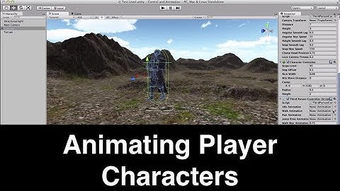 Animating a Player Character in Unity 3D