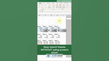 Stop row (or column) insert/ delete WITHOUT using Protect Sheets