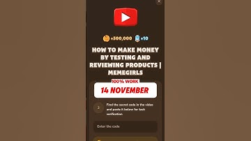 HOW TO MAKE MONEY BY TESTING AND REVIEWING PRODUCTS | MEMEGIRLS #memefi #code