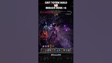 Path of Exile 2 - "One Shot" Crit Tanky Warrior Totem Build VS Breach Pinnacle Boss