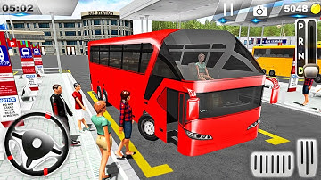 City Coach Bus Public Drive 3D - Transport Driving Simulator - Android GamePlay