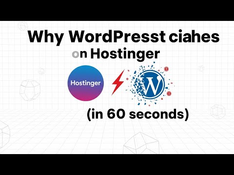 Why WordPress site crashes on Hostinger (in 60 seconds)