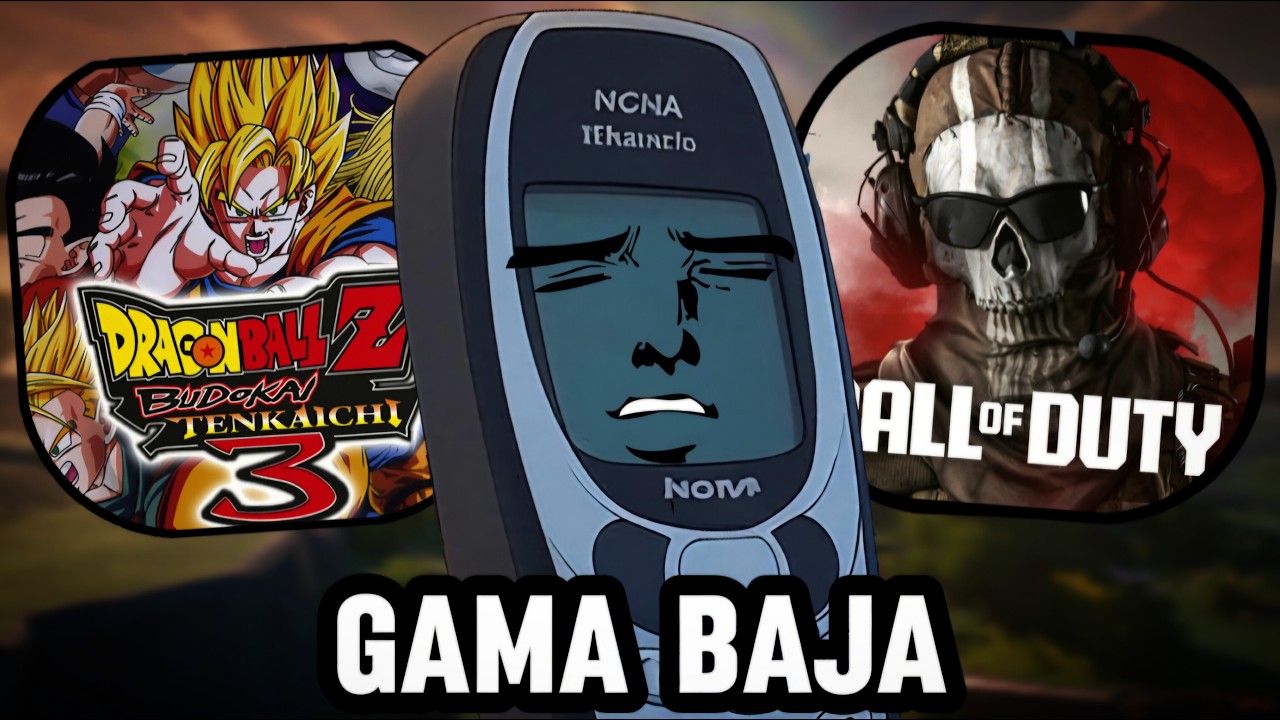 Probé JUEGOS EXIGENTES de CELULAR en un GAMA BAJA