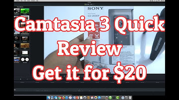 Techsmith Camtasia Quick Review & Get it for $20