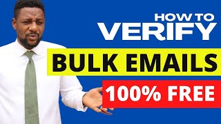 HOW TO VERIFY EMAILS FOR FREE | BULK EMAILS VERIFIER SOFTWARE screenshot 5