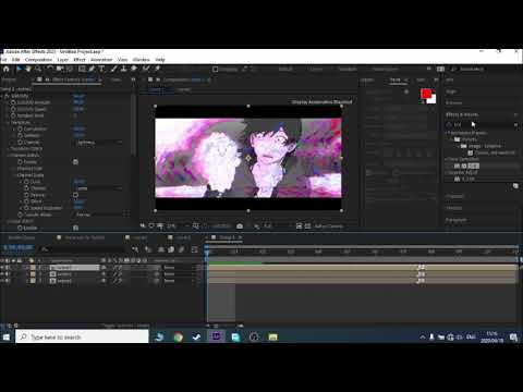 AMV glitch tutorial // After Effects (AE)