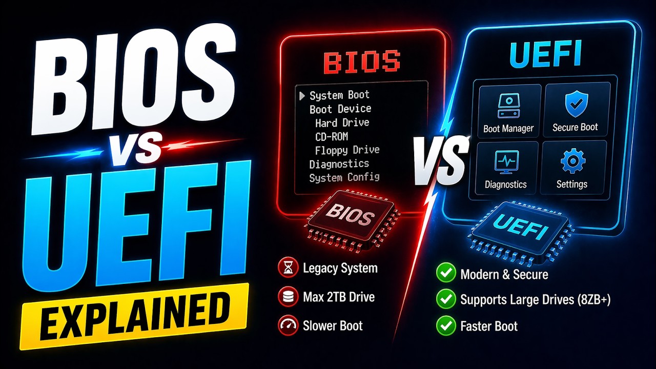 BIOS vs UEFI Explained – Key Differences, Boot Process & Which One You ...