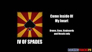 Come Inside Of My Heart by IV OF SPADES Guitar Backing Track