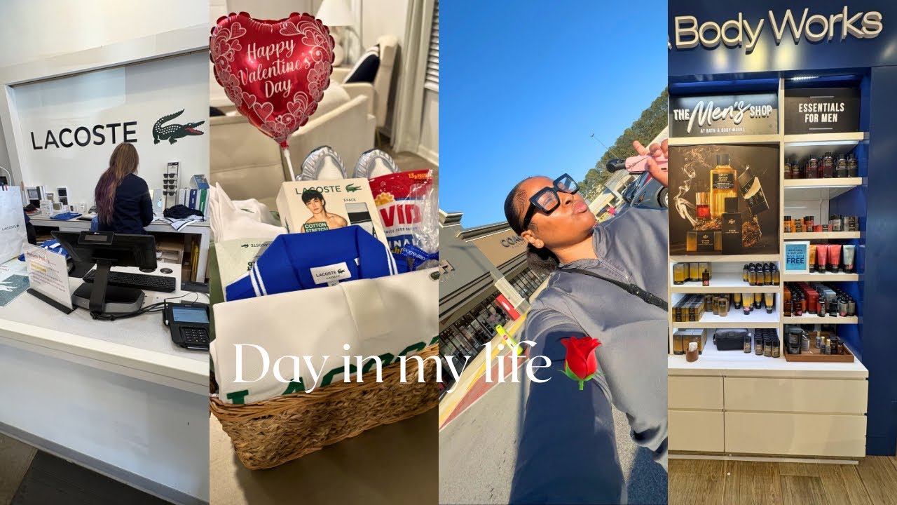 Один день из моей жизни | Покупки ко Дню святого Валентина в Coach, Lacoste и New Balance | Собир...