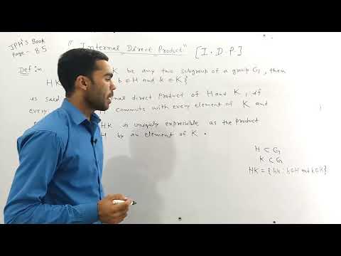 Internal direct product,