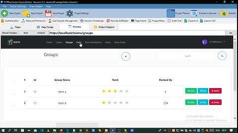 introduction to the final course project with phprad