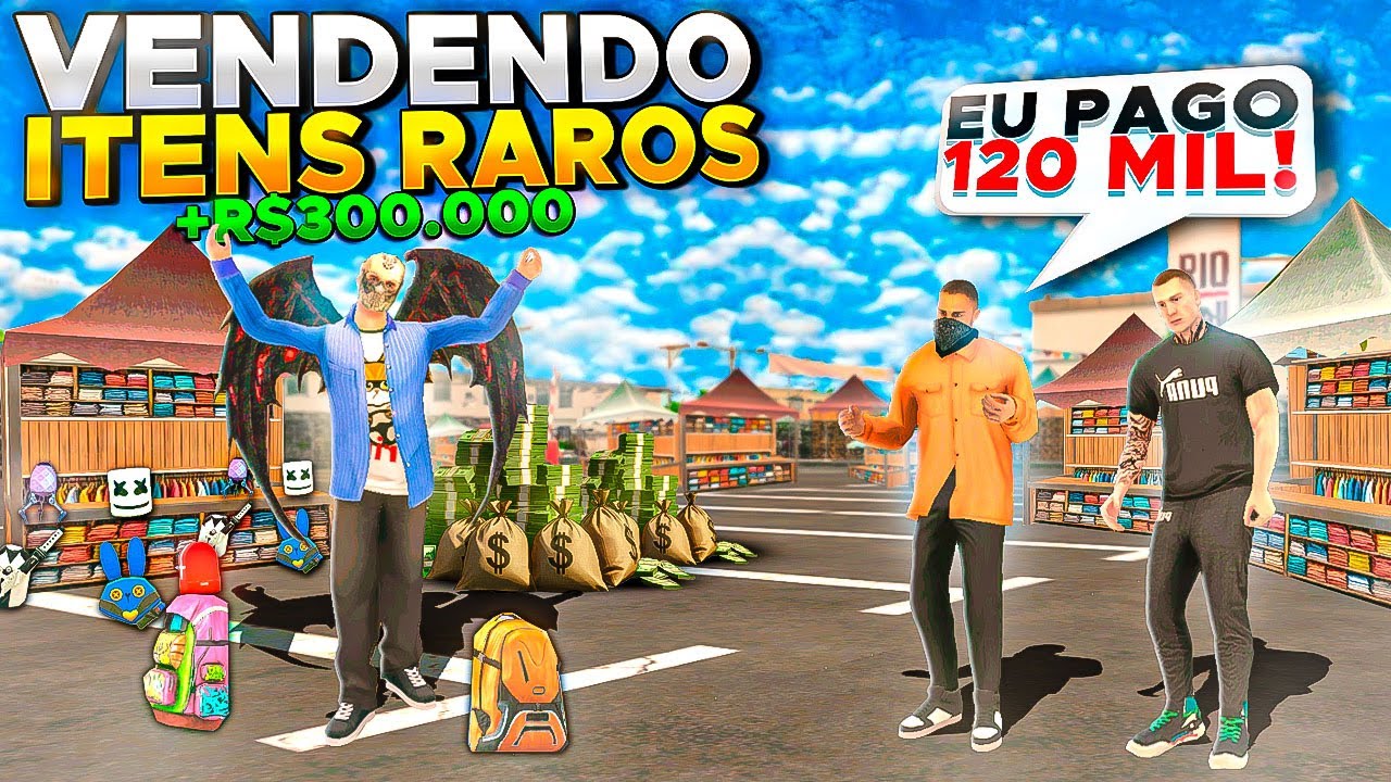 VENDENDO TODOS OS ITENS RAROS NO NOVO SERVIDOR DO RIO RISE