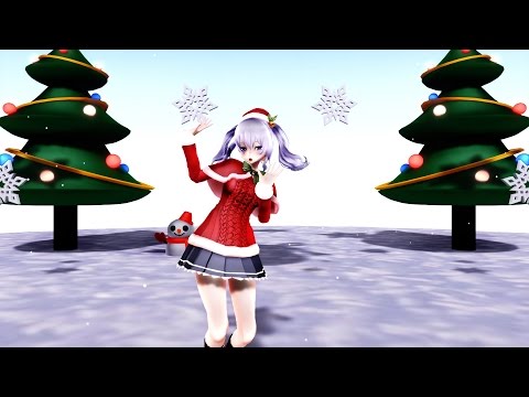 [MMD艦これ 4K]好き！雪！本気マジック  鹿島(Xmas ver )
