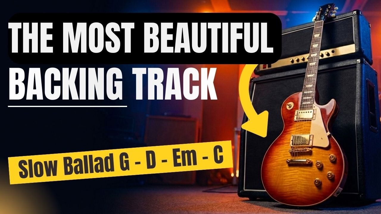 The Most Beautiful Ballad Backing Track in G | Emotional 4-Chord Jam