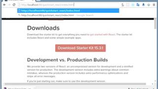 React JS Quickstart