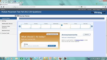 Writing Placement Test Directions