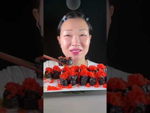 Satisfying Tobiko Popping 🧡
