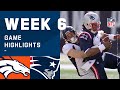 Broncos vs. Patriots Week 6 Highlights | NFL 2020