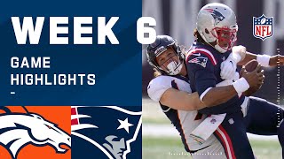 Broncos vs. Patriots Week 6 Highlights | NFL 2020